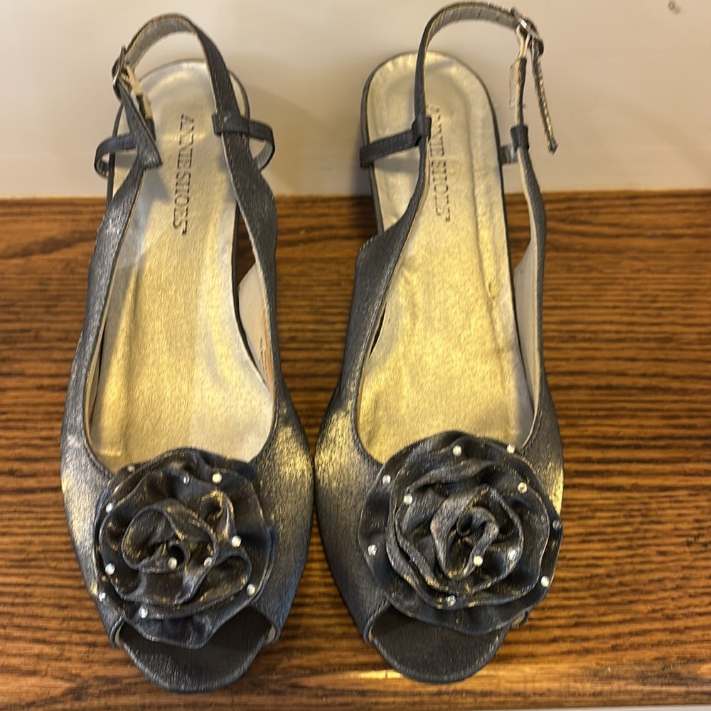 Annie Shoes Woman’s Satan Shies size 10W - Picture 2 of 7